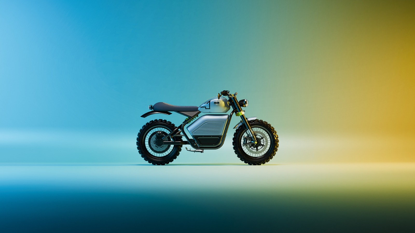 Moto électrique Scrambler fabriquée en France